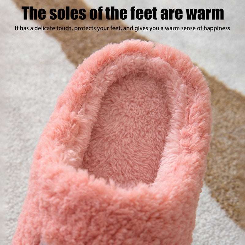 Thick Fluffy Plush Slippers Wakaii