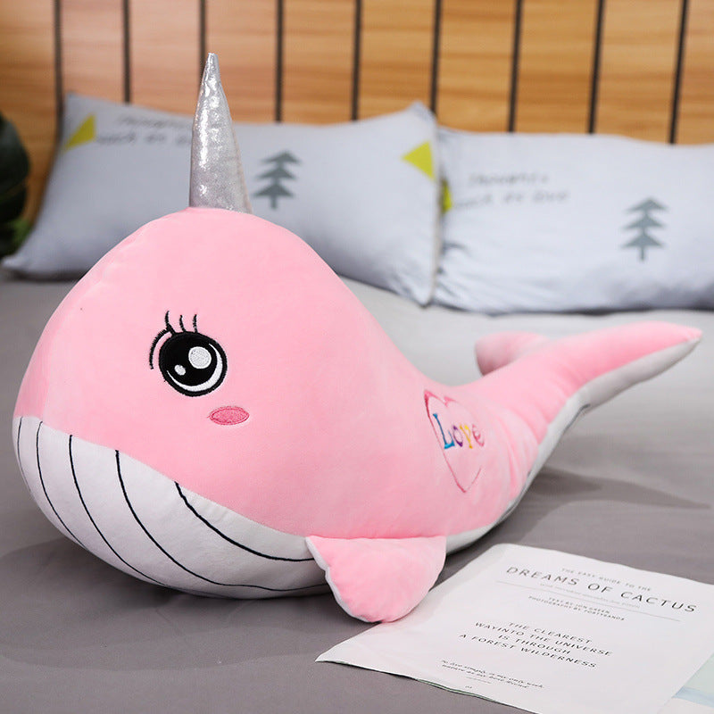 Wally & Glam the Stylish Kawaii Whale Duo Plushies Wakaii