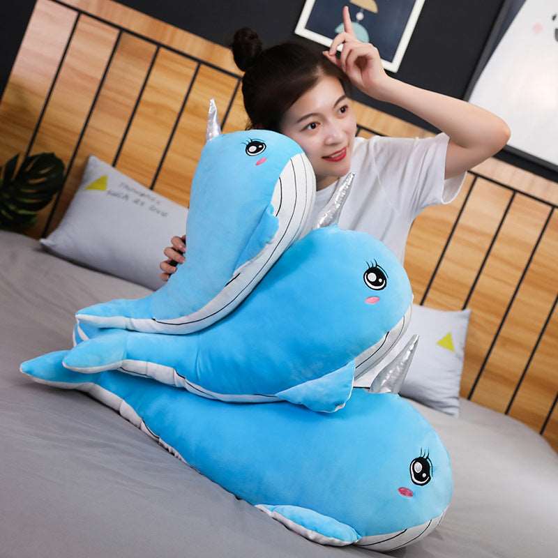 Wally & Glam the Stylish Kawaii Whale Duo Plushies Wakaii