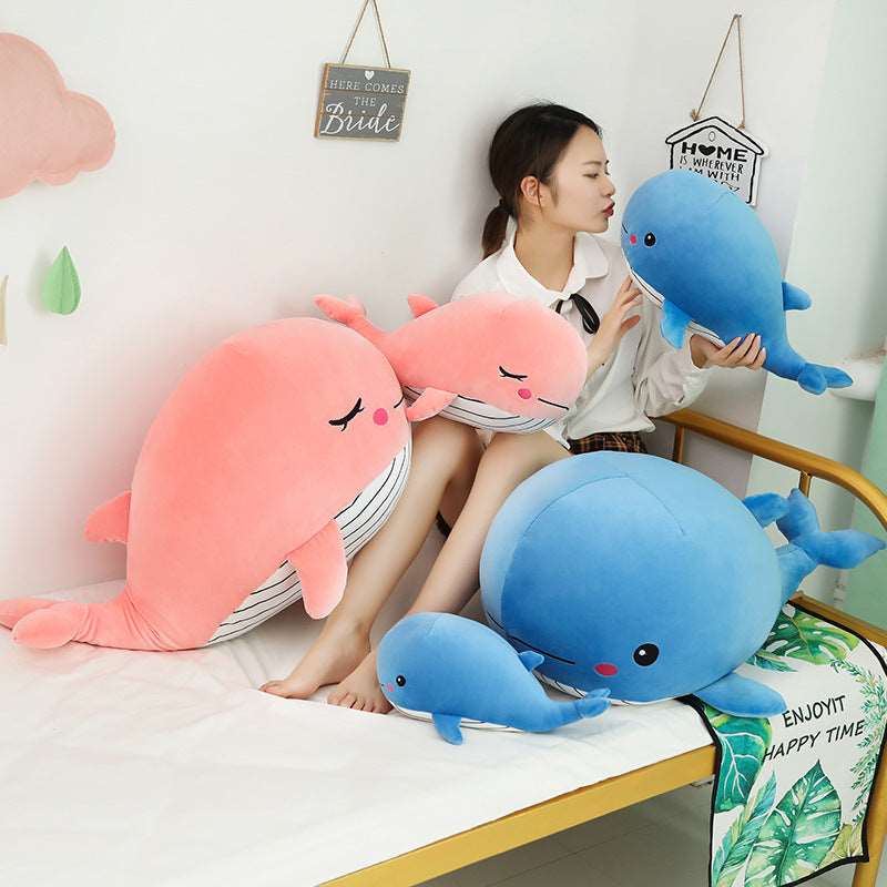 Winky & Snoozy The Charming Whale Plushies Wakaii