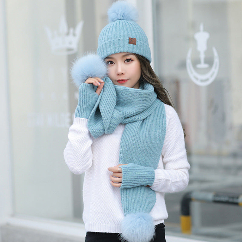 Chic Knitted 3-in-1 Winter Set