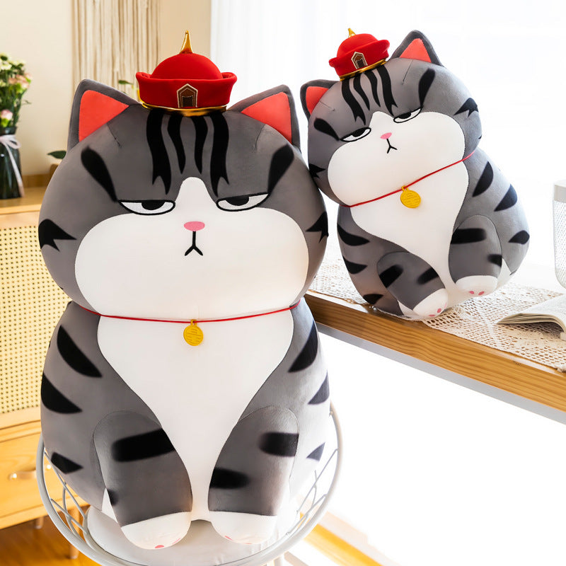 Kawaii Majestic Emperor Cat Plushie