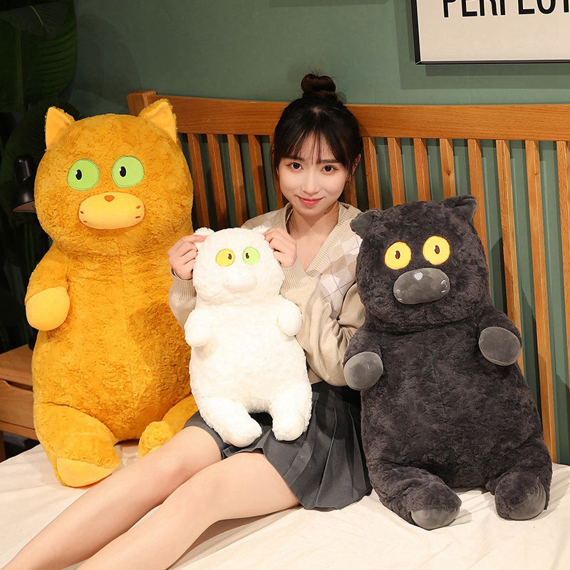 Kawaii Big-Eyed Cat Plushies