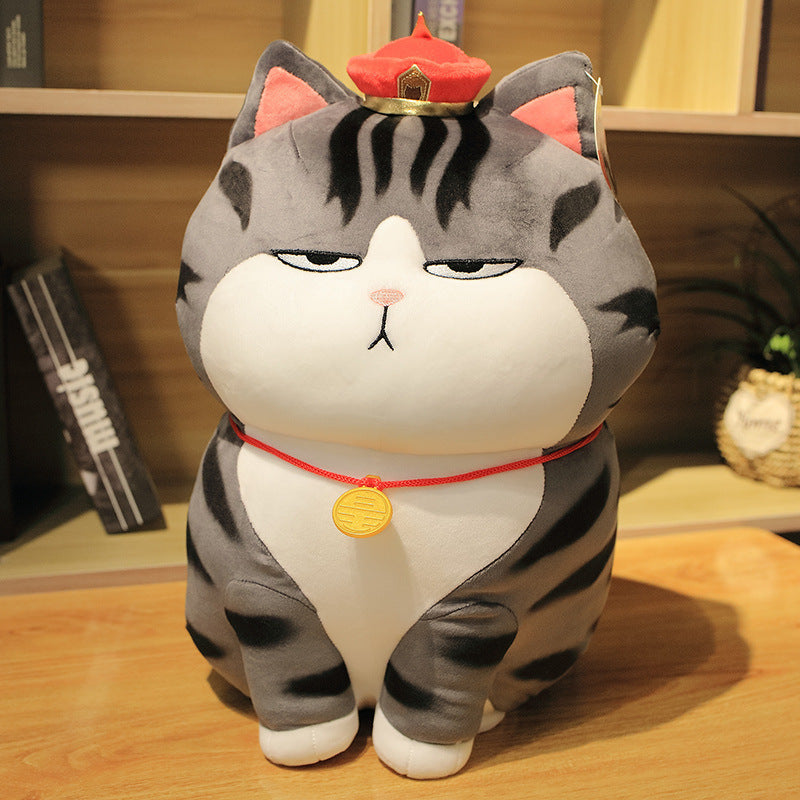 Kawaii Majestic Emperor Cat Plushie