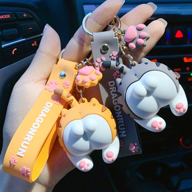 Kawaii Cat Butt Keychains