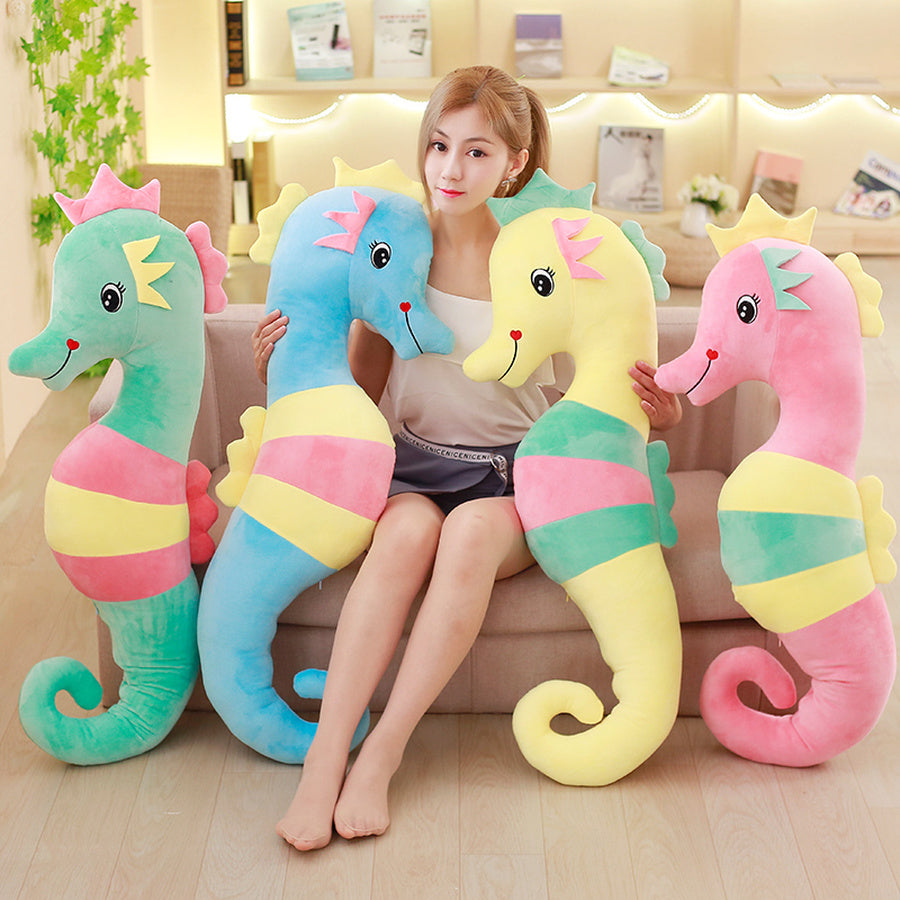 Kawaii Colorful Seahorse Plushies