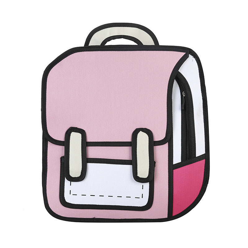 Kawaii 3D Cartoon Canvas Backpacks