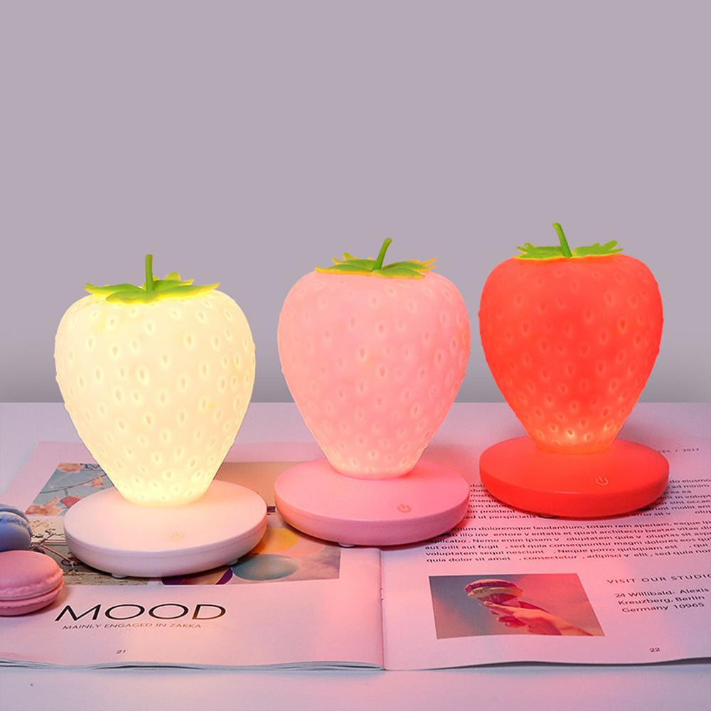 Kawaii Strawberry Dreamy Night Light