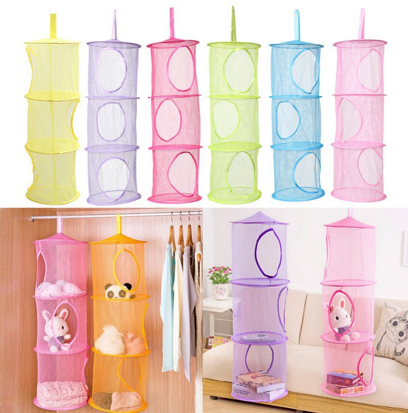 Kawaii Colorful Hanging Mesh Organizers