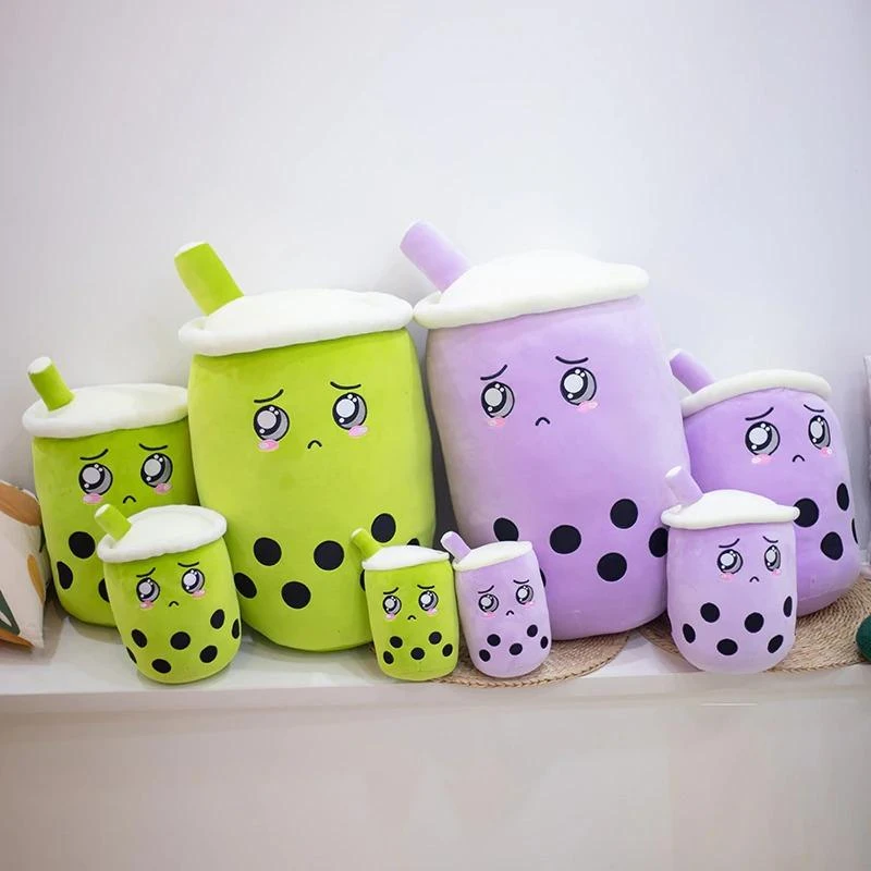 Kawaii Adorably Sad Boba Tea Plushies