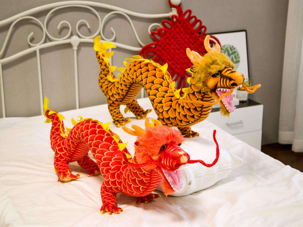 Kawaii Chinese Dragon Plushies Duo