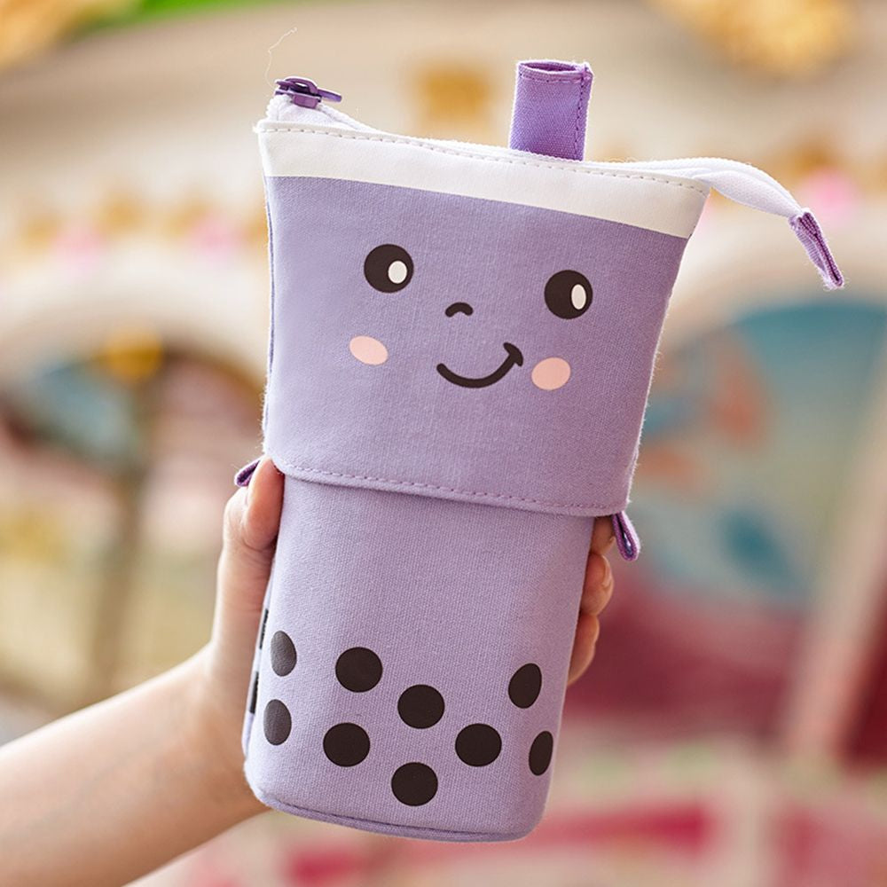 Kawaii Boba Milk Tea Pencil Cases