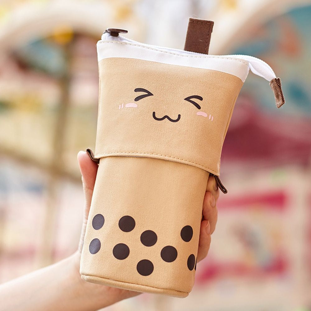 Kawaii Boba Milk Tea Pencil Cases