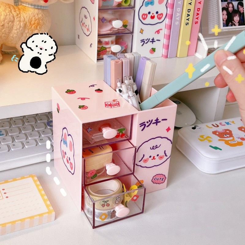 Kawaii Bunny Pen Organizers