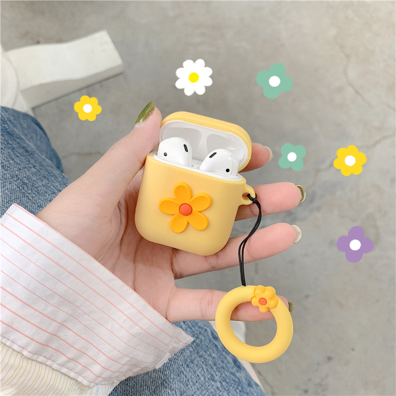 Kawaii Colorful Flower Airpod Cases