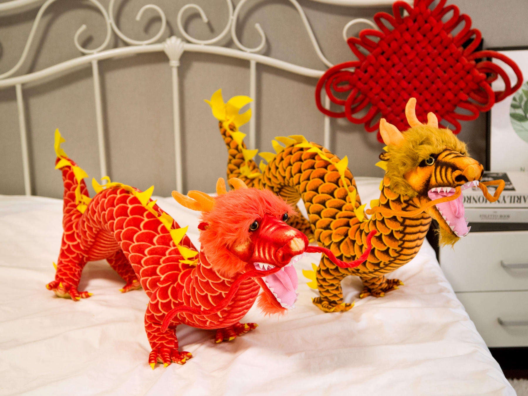 Kawaii Chinese Dragon Plushies Duo