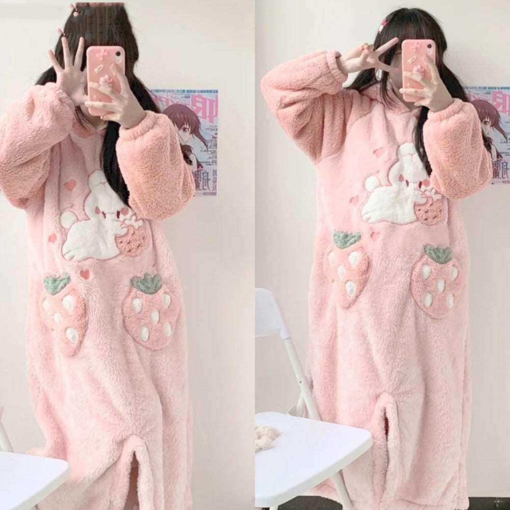 Binky's Strawberry Kawaii Pajamas