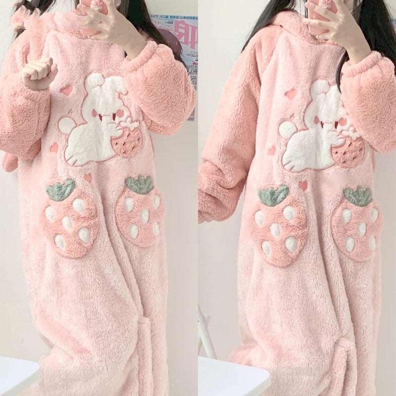 Binky's Strawberry Kawaii Pajamas