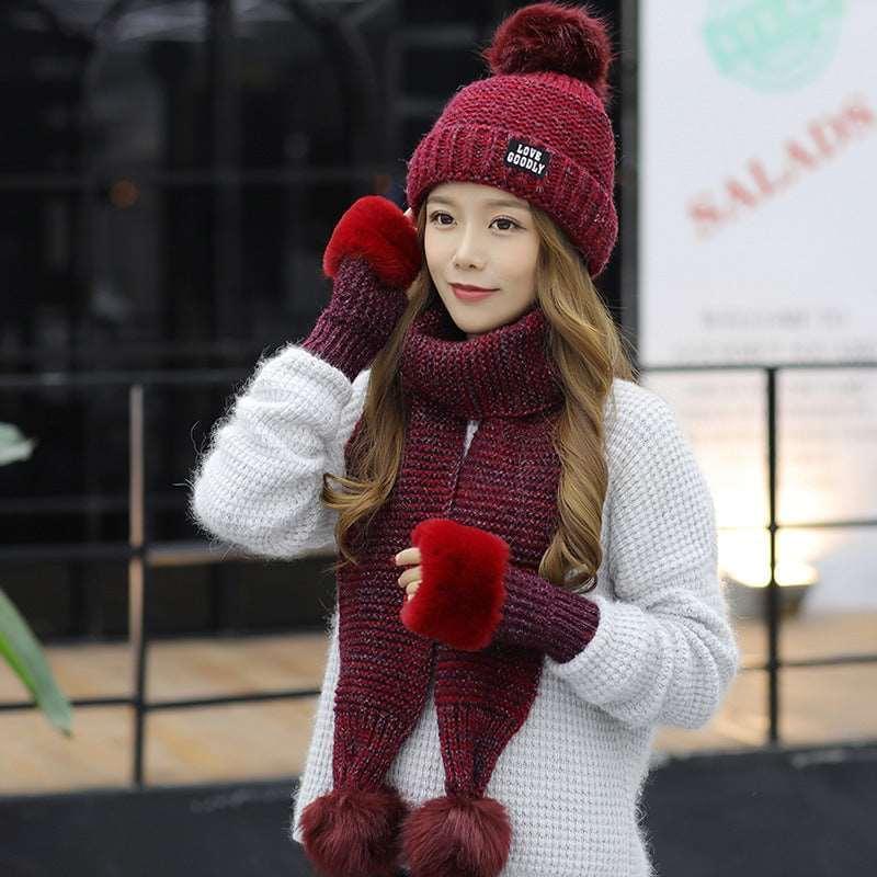 Chic Knitted 3-in-1 Winter Set