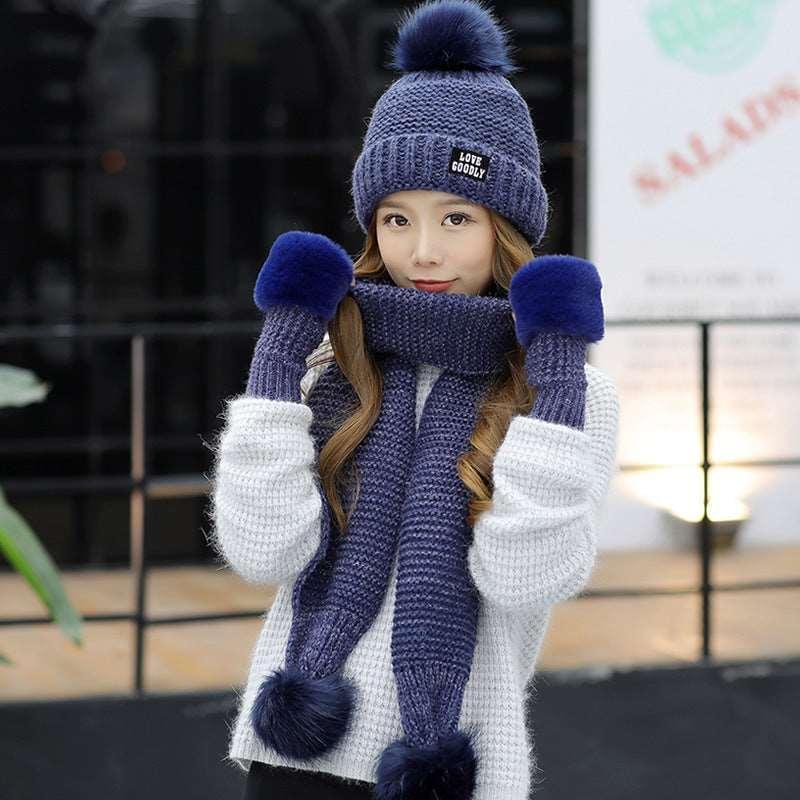 Chic Knitted 3-in-1 Winter Set