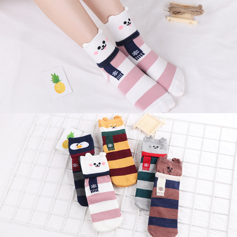 Cuddly Creatures Socks Collection Wakaii