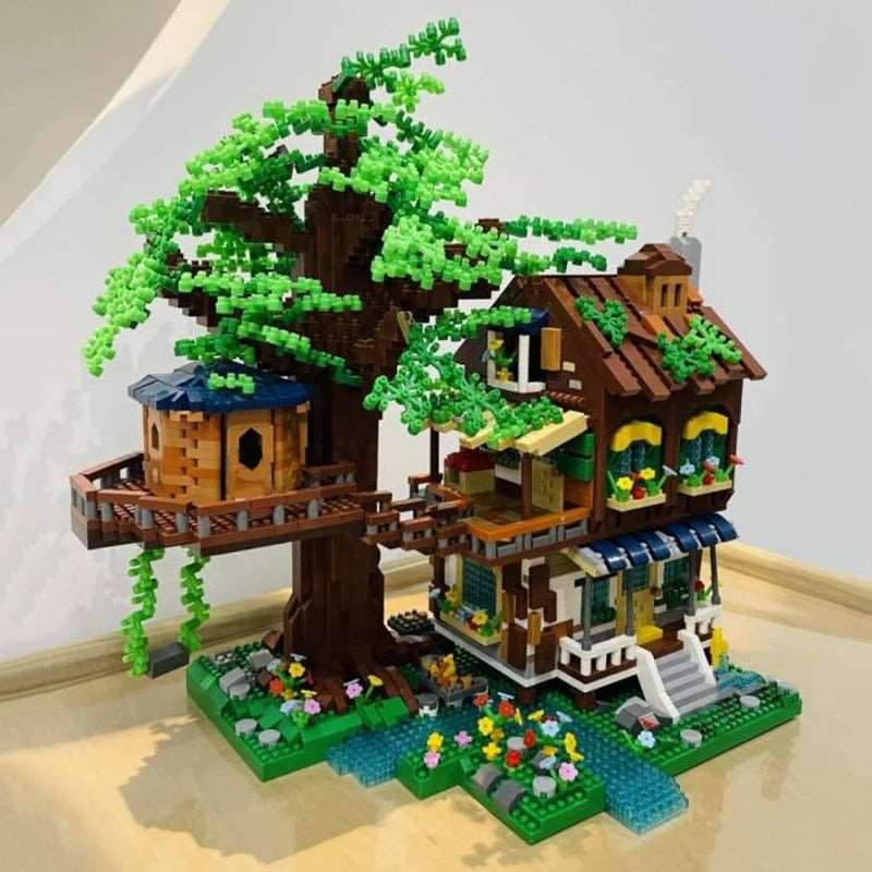 Enchanted Getaway Treehouse Building Blocks - Wakaii