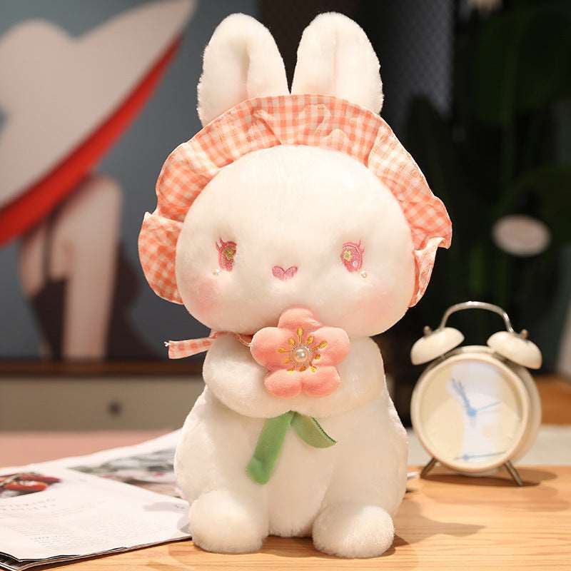 Fluffy the Kawaii Flower Bunny Plushie Wakaii