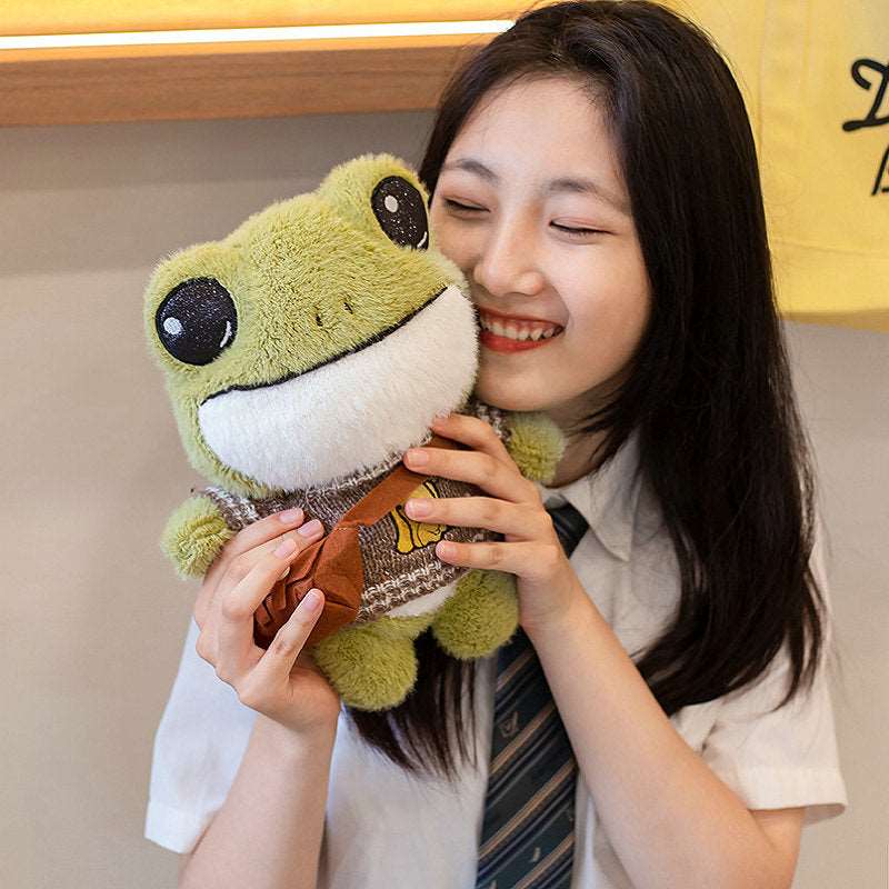 Frankie The Kawaii Frog Plushie Wakaii