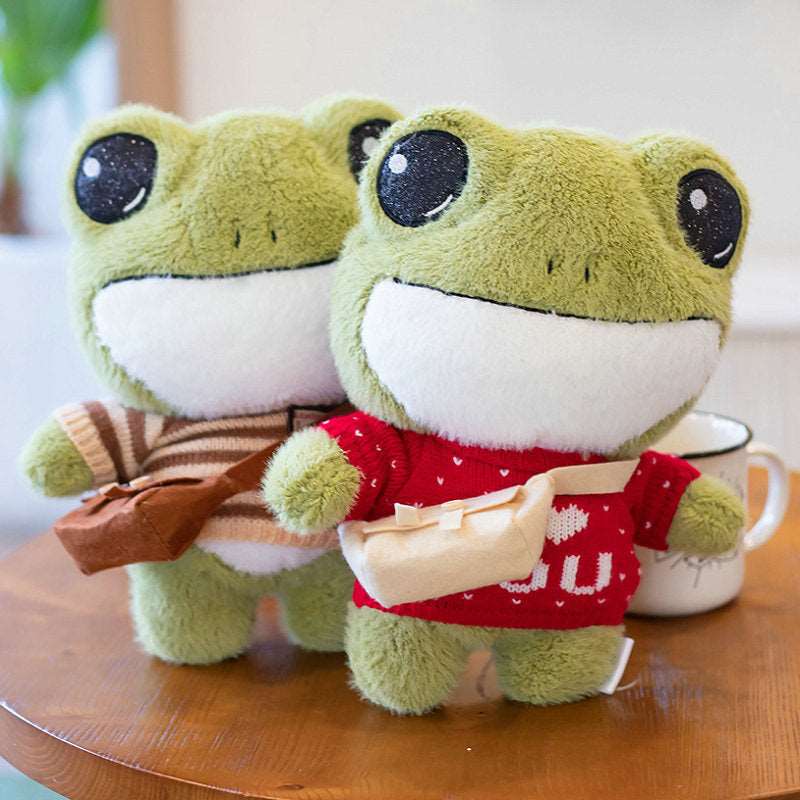 Frankie The Kawaii Frog Plushie Wakaii