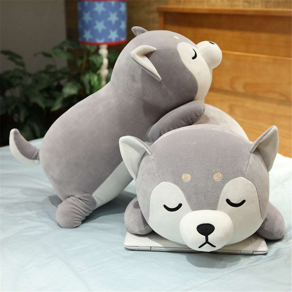 Frosty The Sleepy Husky Plushie Wakaii