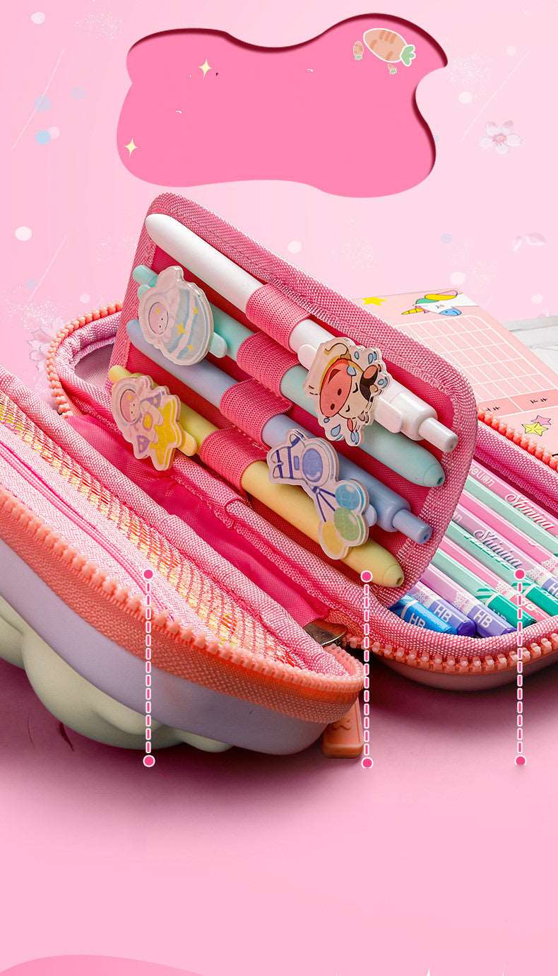 Kawaii 3D Pencil Case Collection Wakaii