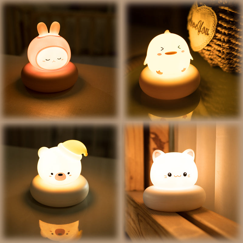 Kawaii Animal Buddies LED Night Lights Wakaii