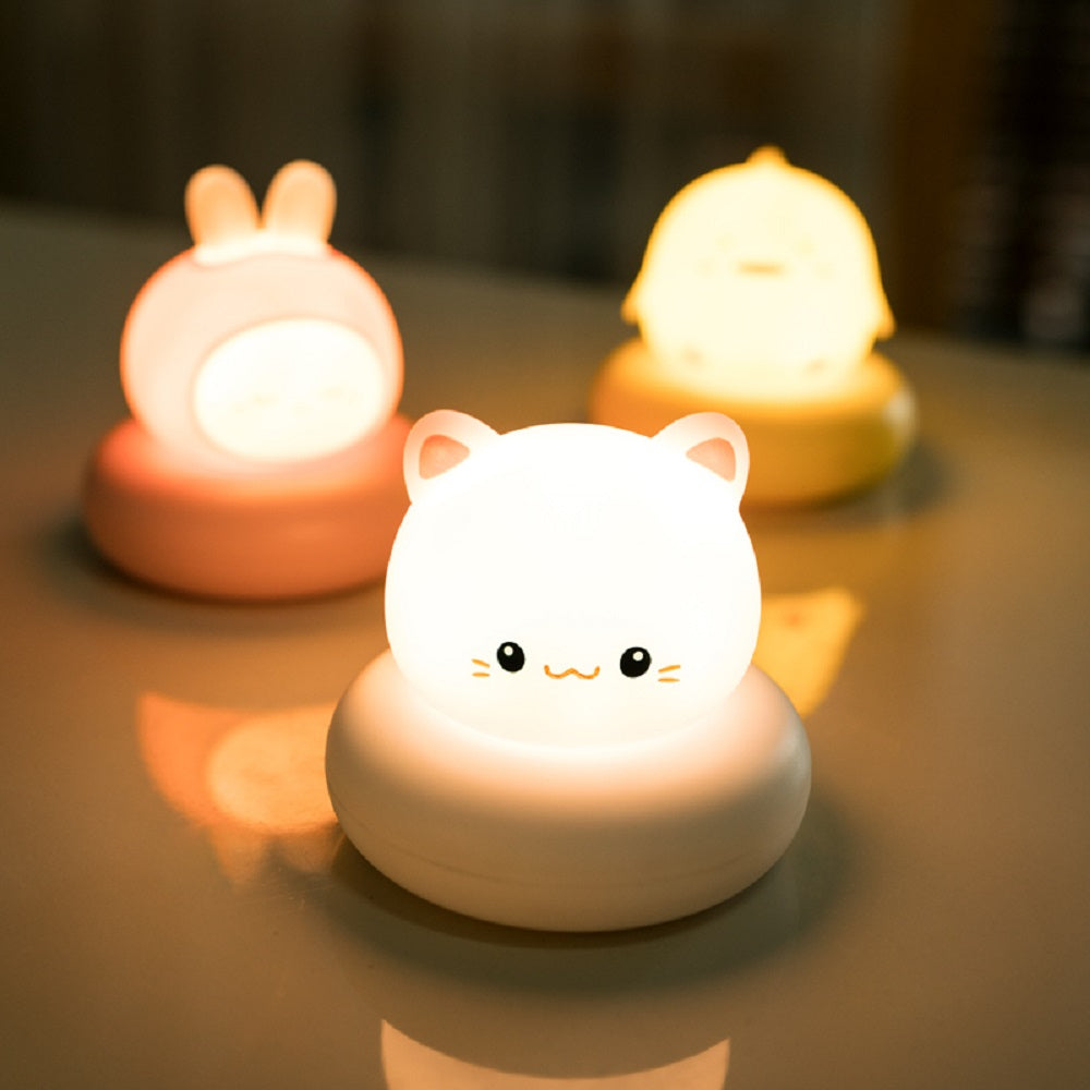Kawaii Animal Buddies LED Night Lights Wakaii