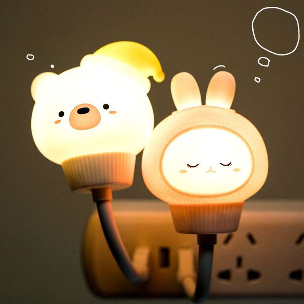 Kawaii Animal Buddies Plug-in Night Lights