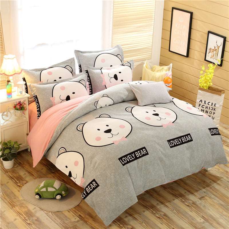 Kawaii Bear & Whale Bedding Sets