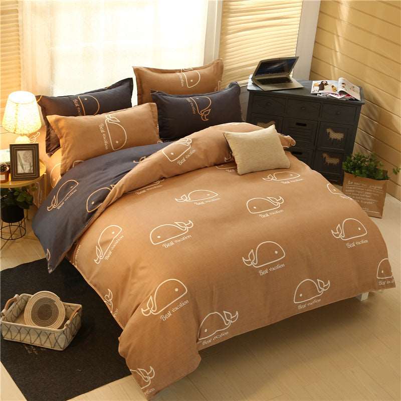 Kawaii Bear & Whale Bedding Sets