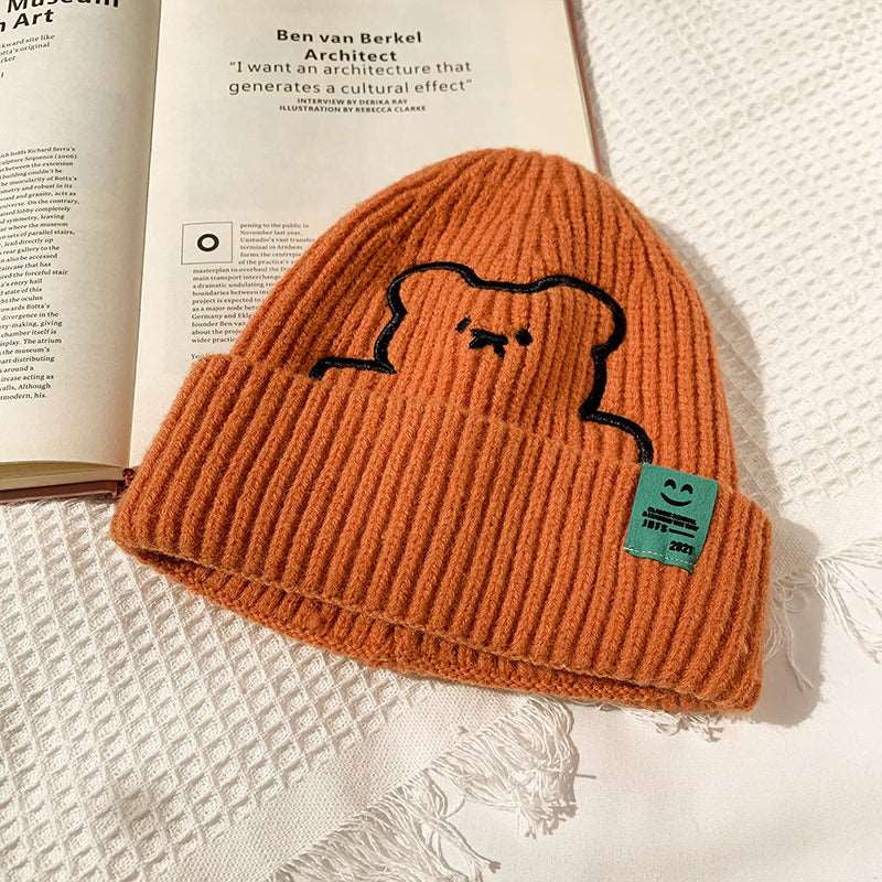 Kawaii Bear Wool Beanie Wakaii