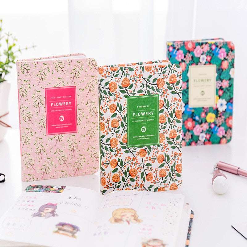 Kawaii Blooming Flowery Notebook