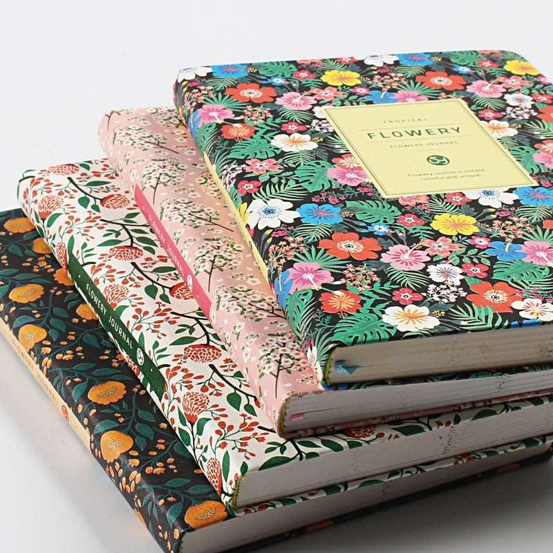 Kawaii Flowery Journal Notebook Wakaii