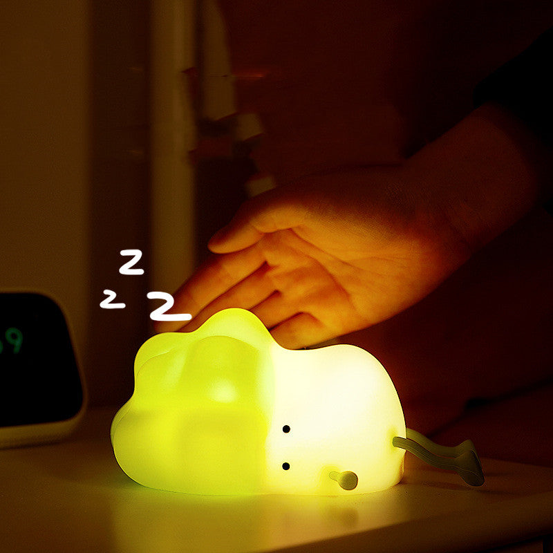 Cabbage Night Light USB Rechargeable Silicone LED Lamp For Kid Birthday Gifts Bedroom Room Decor Nightlights Wakaii