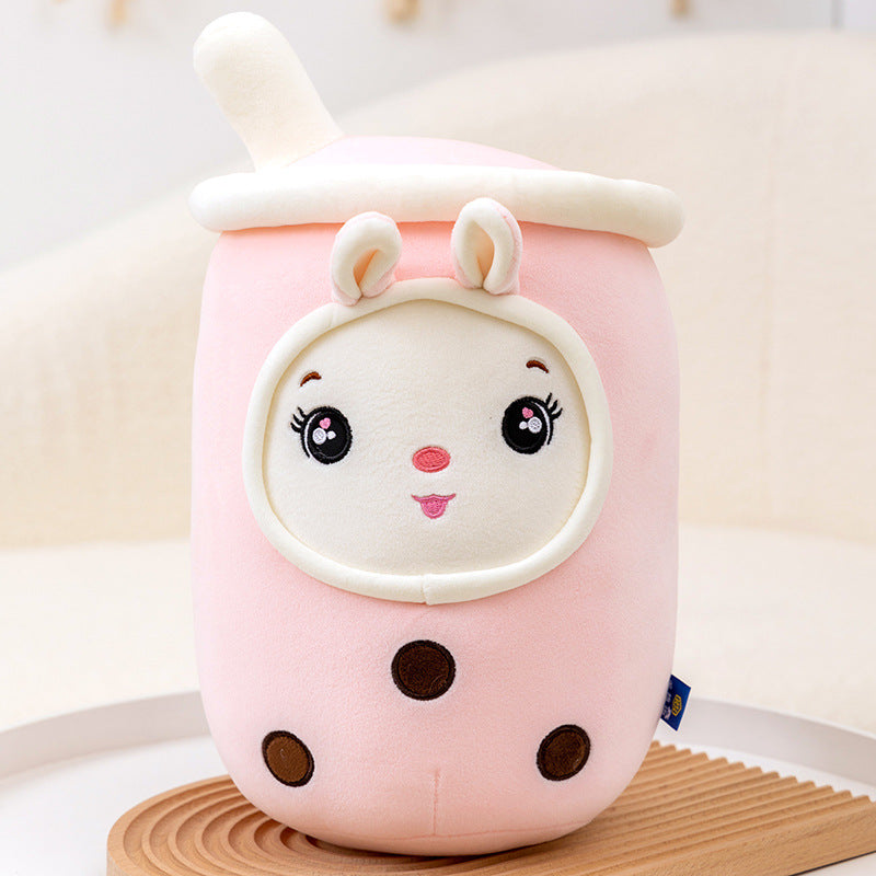 Kawaii Bubble Tea Bunny Plushies Wakaii