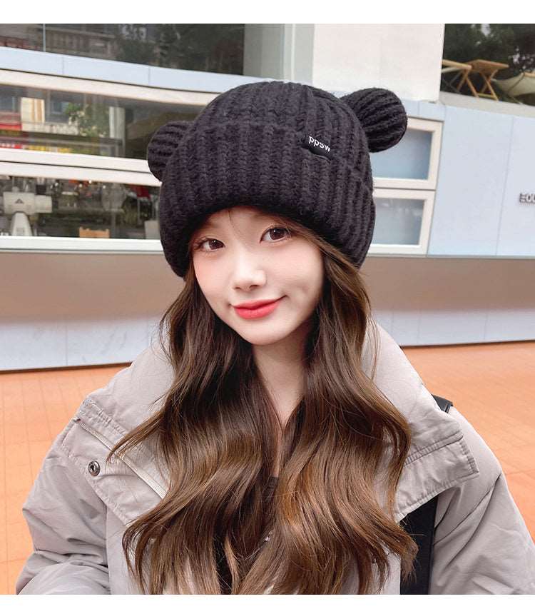 Kawaii Bunny Ears Knitted Hats Wakaii