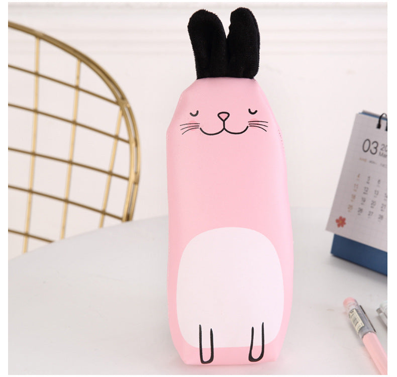 Kawaii Bunny Leather Pencil Case Wakaii