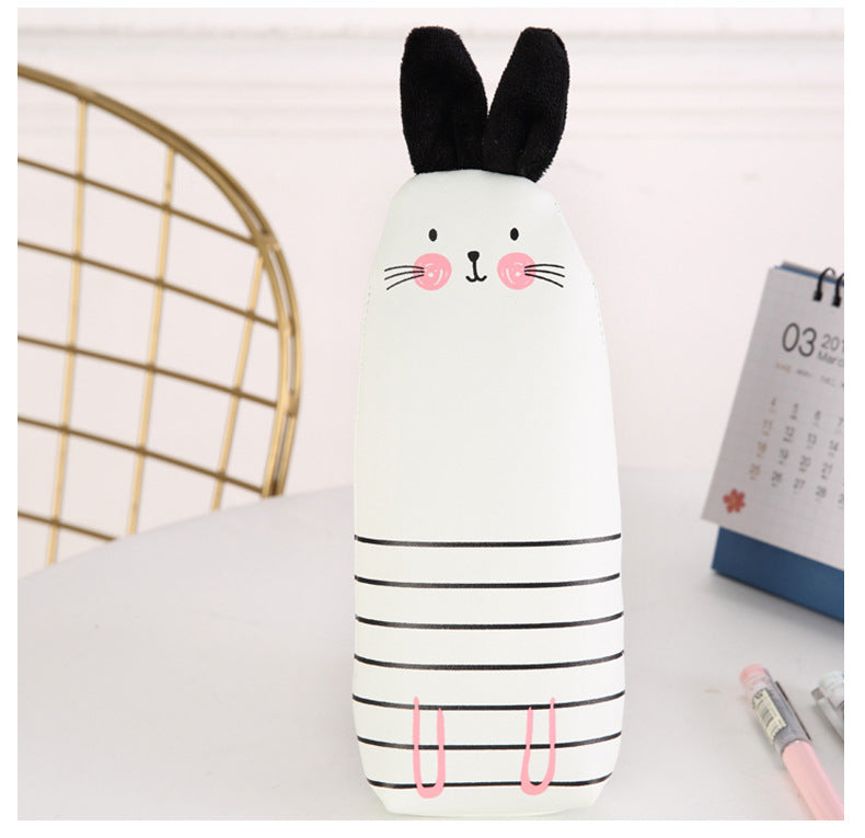 Kawaii Bunny Leather Pencil Case Wakaii