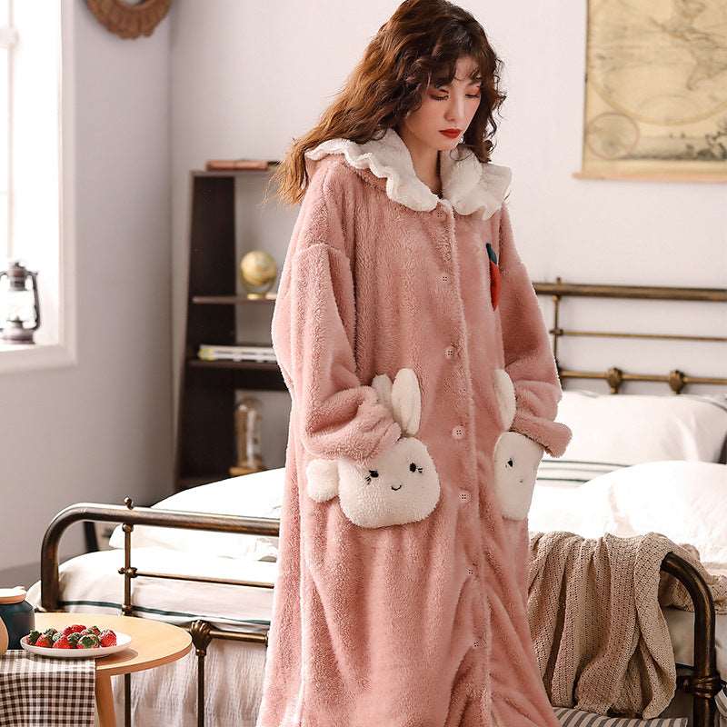 Kawaii Bunny Pockets Pajamas - Wakaii Kawaii Bunny Pockets Pajamas - Wakaii