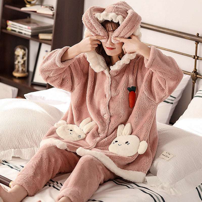Kawaii Bunny Pockets Pajamas