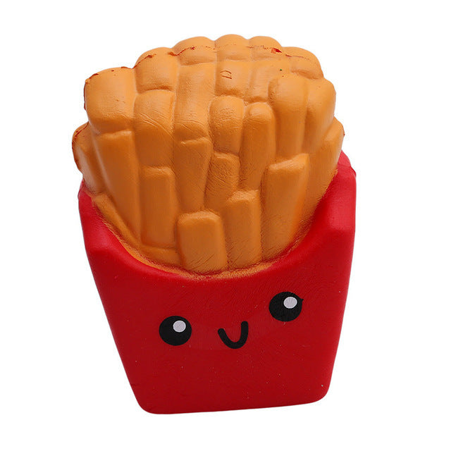 Kawaii Burger & Fries Squishy Toys Wakaii