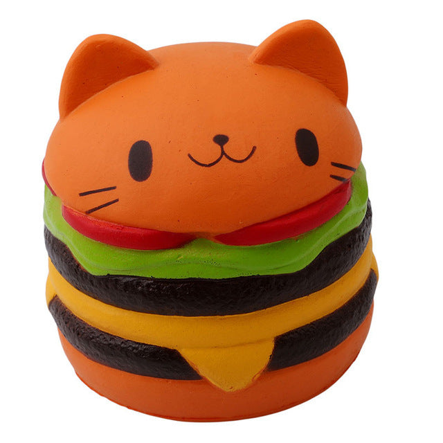 Kawaii Burger & Fries Squishy Toys Wakaii