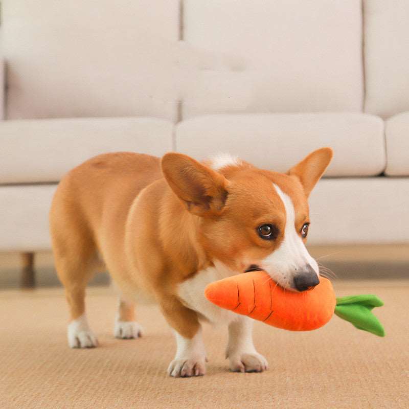 Kawaii Carrot Dog Toy Wakaii