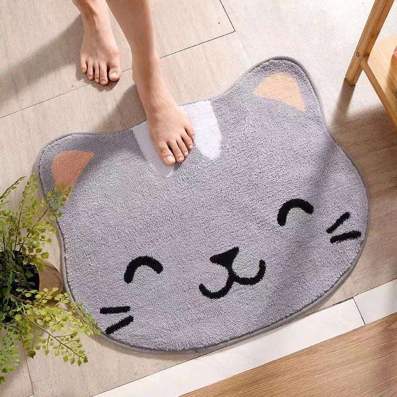 Kawaii Cat & Dog Bathroom Mats